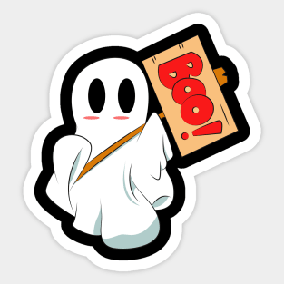 Halloween Sweet Ghost Boo Sticker